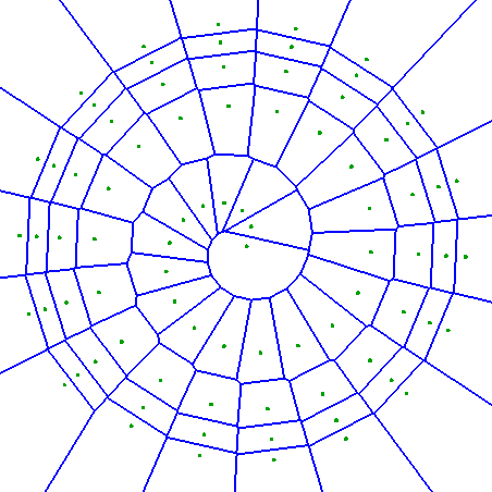 A Voronoi diagram