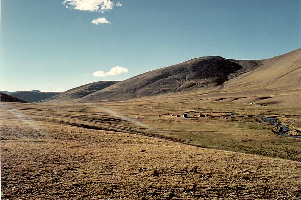 Camp à Gyama Sumdo