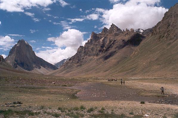 Vue arrière de la vallée