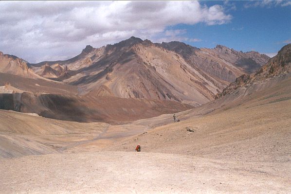 Vue depuis le col de Sirsir La