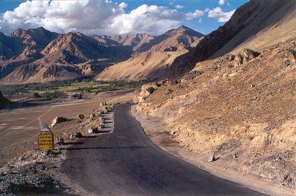 Paysage sur la route vers Leh