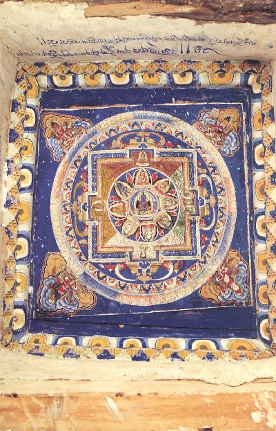 Mandala sous un chörten