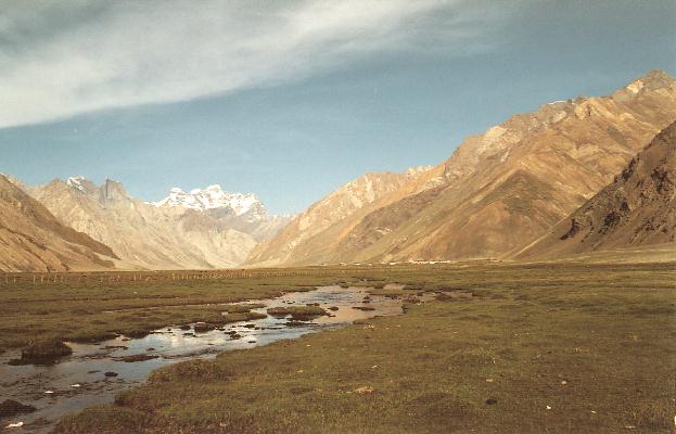 Vue depuis le campement à Juldo