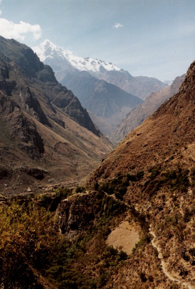 Paysage du chemin de l'Inca